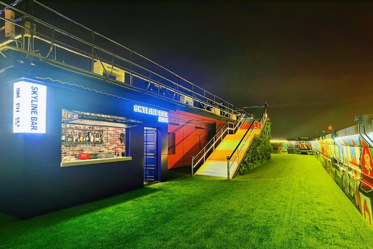 Crowne Plaza Guangzhou City Centre By Ihg - Free Shuttle Between Hotel And Exhibition Center During Canton Fair & Exhibitor Registration Counter Exterior foto Skyline Bar