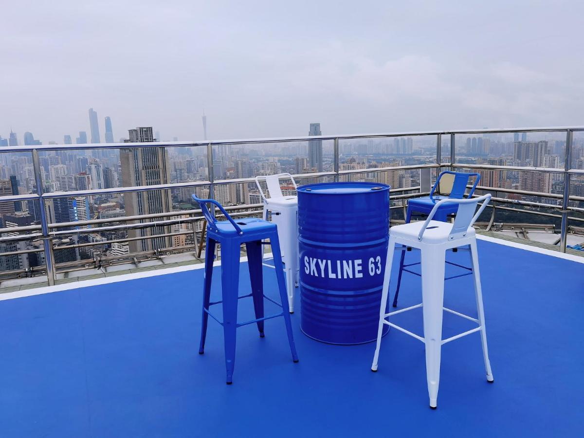 Crowne Plaza Guangzhou City Centre By Ihg - Free Shuttle Between Hotel And Exhibition Center During Canton Fair & Exhibitor Registration Counter Exterior foto Skyline 63 rooftop