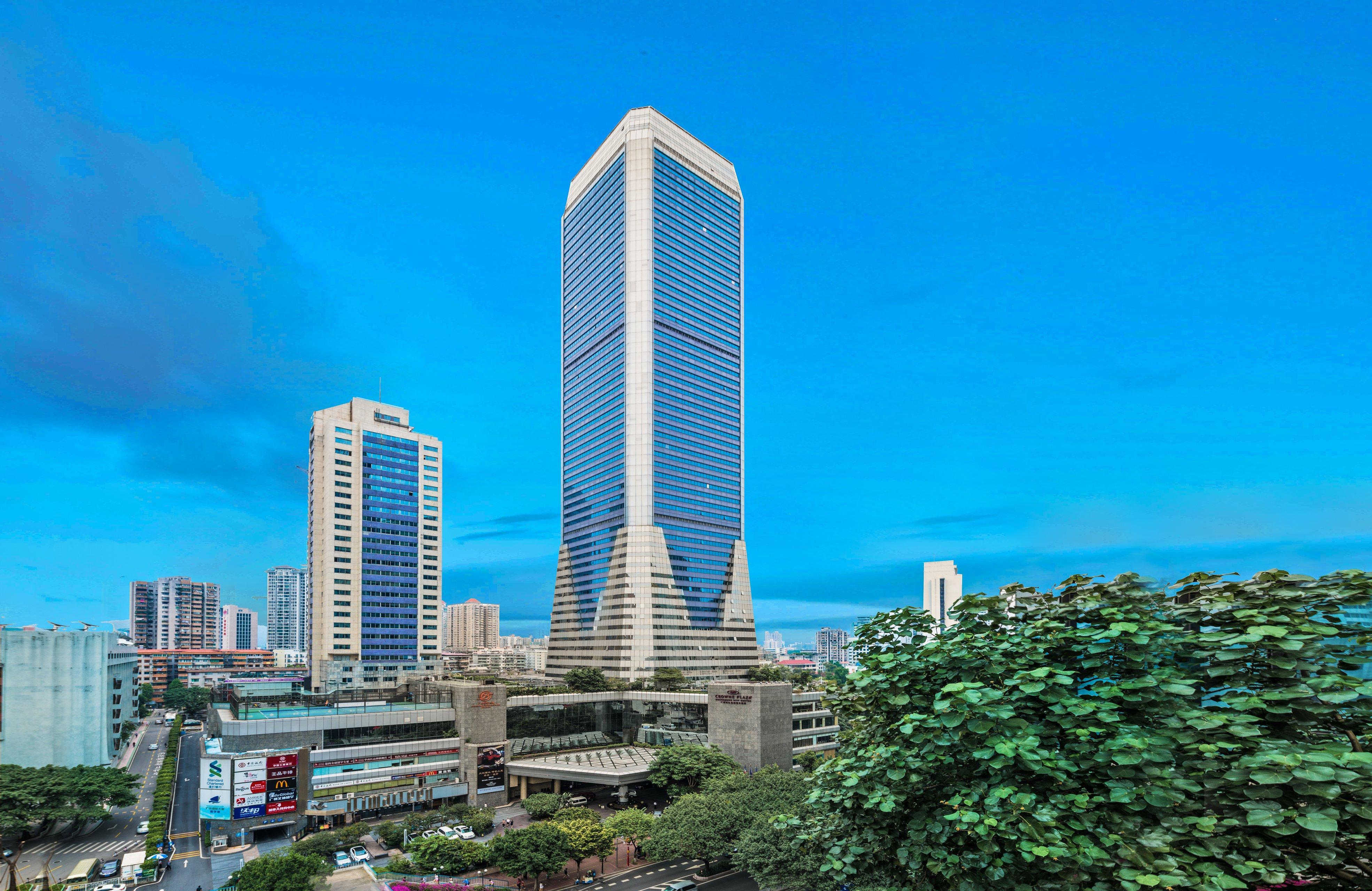 Crowne Plaza Guangzhou City Centre By Ihg - Free Shuttle Between Hotel And Exhibition Center During Canton Fair & Exhibitor Registration Counter Exterior foto The building in 2019